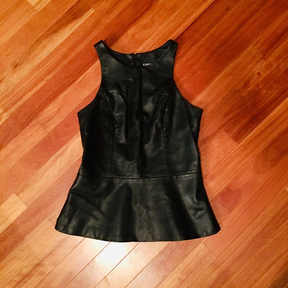 Express Minus the Leather Peplum sz S